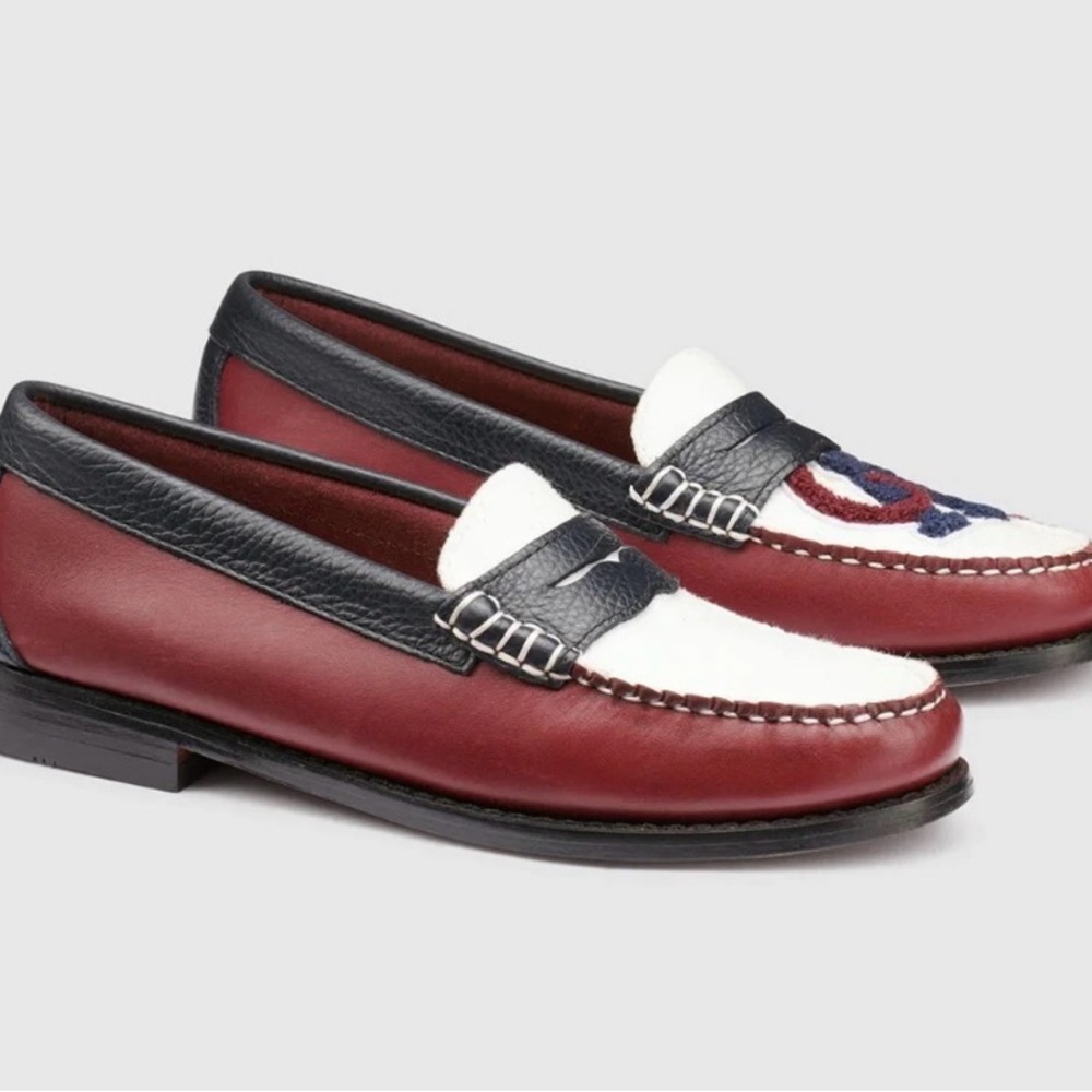 NEW with Box GH BASS WHITNEY LETTERMAN LOAFERS
